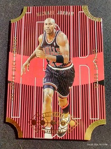 1996-97 Upper Deck Michael Jordan Fast Break Connections Die-Cut Card