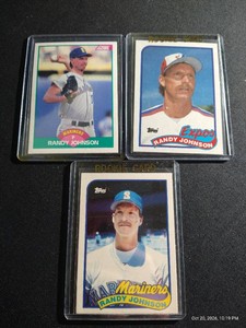 (3) Randy Johnson Rookie Cards