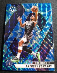 2024-25 Mosaic Anthony Edwards Reactive Blue Prizm