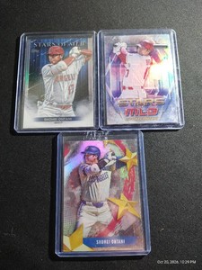 (3) Shohei Ohtani Stars of MLB Cards