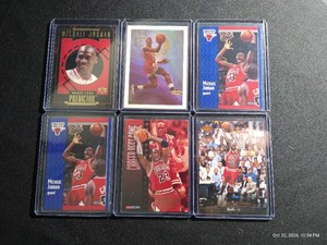 (6) Michael Jordan Cards