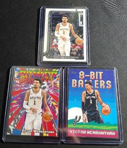 (3) Victor Wembanyama Cards