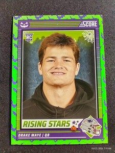 2024 Score-A-Treat Drake Maye Green Bats Rookie Card