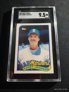 1989 Topps Traded Randy Johnson Rookie Card - SGC 9.5