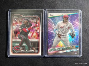 (2) Elly De La Cruz Rookie Cards