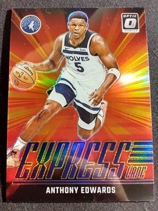 2024-25 Optic Anthony Edwards Prizm Card