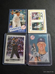 (4) Aaron Judge Cards