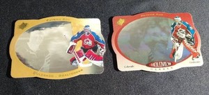(2) SPx Patrick Roy Die-Cut Cards
