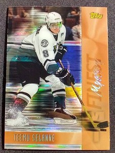 1998 Topps Mystery Finest Teemu Selanne Bronze Refractor