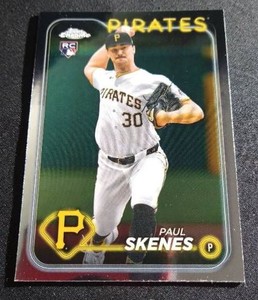 2024 Topps Chrome Paul Skenes Rookie Card