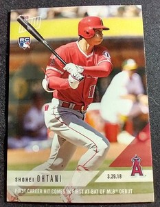 2018 Topps Now Shohei Ohtani Rookie Card