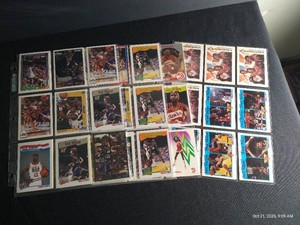 Large Lot NBA StarsHOFers - Karl Malone, Moses Malone & Combo Star Cards