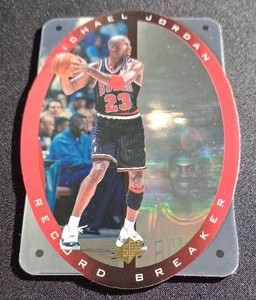 Awesome 1996-97 Upper Deck SPx Michael Jordan Die-Cut Record Breakers