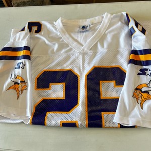 Vintage Starter Vikings White #26 Jersey Size 54