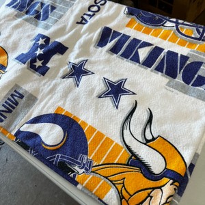 Vintage The NW Co MN Vikings Throw Blanket