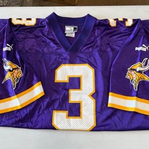 Vintage Puma MN Vikings Number 3 Purple Jersey 2X