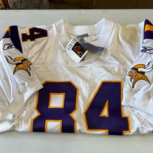 Vintage Reebok White MN Vikings #84 Jersey 50