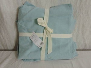 100% French Linen Window Curtain Set - 50" W x 96" L - Wave | BOKSER HOME