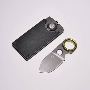 Gerber GDC Money Clip Small Fixed Blade Knife Nice