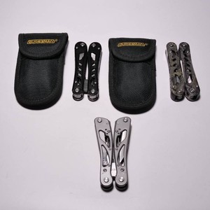 Guidesman Multi Tool Knife Lot w 2 Sheaths 3 Multi Tools
