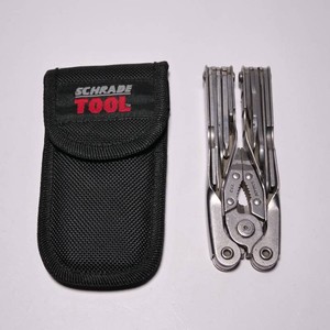 Schrade USA ST1 Multi Tool w Fabric Schrade Sheath Nice