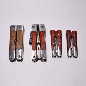 Wood Finish Multi Tool Knife Lot 4 Multi Tools 2 Large