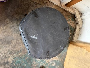 Bass Drum Plastic Hard Case Useable Worn