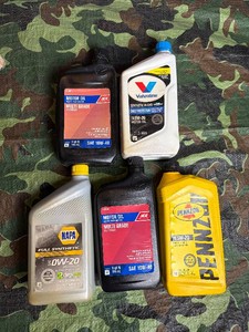Lot of 5 Containers of Oil Different Blends