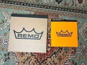 Remo Bass Drum and Tom Drum Head Lot Unused in Boxes