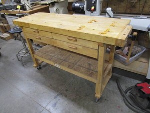 Rolling Workbench wDrawers 20x60x38