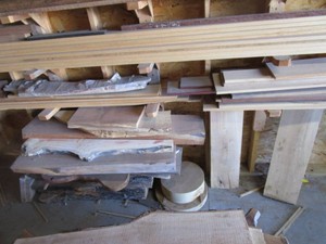 Pile of Misc Wood Slabs