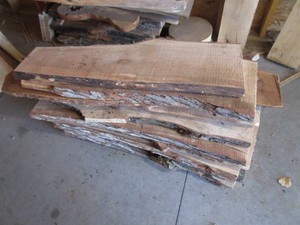 Pile of Large Silver Maple Slabs