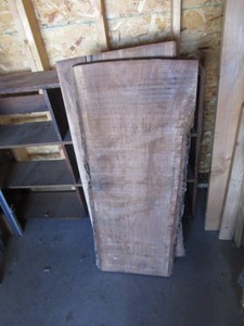 (2) Large Walnut Slabs