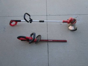 Bauer 20v Weed Eater & Hedge Trimmer