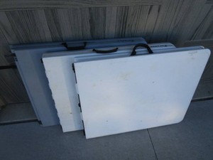 (3) 30x6 Foldable Banquet Tables