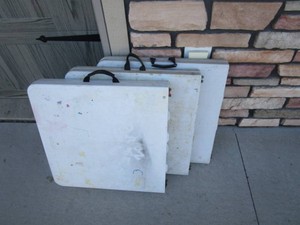 (3) 2x4 Foldable Banquet Tables