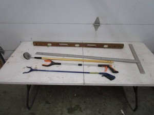 Level, T Square, Magnet, Grabbers