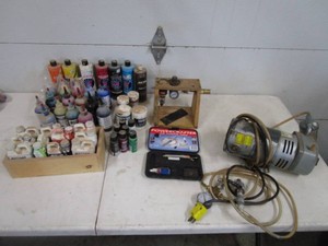 Air Brush Setup & Paints