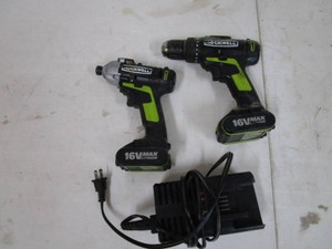 Rockwell 16v Drill, Driver, Batteries, Charger