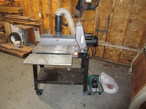 Super Max Drum Sander wGrizzly Dust Collector