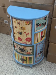 Cottage Vintage Style Storage Cabinet - 18W x 9D x 29H