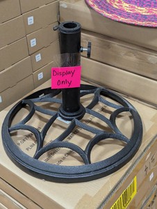 Cast Iron Market Umbrella Base - Black - 18