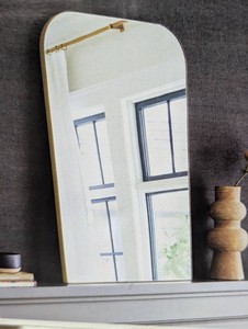 24 x 36 Infinity Mantle Mirror Brass - Threshold (8783)