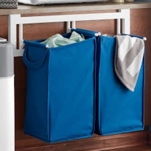 Set of 2 Hanging Hamper Baskets - Easy Install