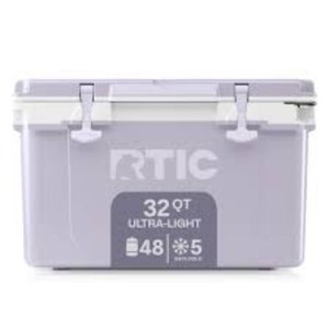 RTIC 32 Qt 48-Can Ultra-Light Ice Chest Cooler, Dusty LilacWhite
