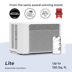 Windmill Air Lite Series 5000 BTU Window Air Conditioner with Quiet Smart AC Unit for Small Rooms and Bedrooms up to 150 sq ft White