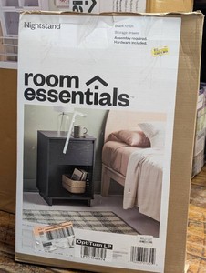 Modern Nightstand Black - Room Essentials