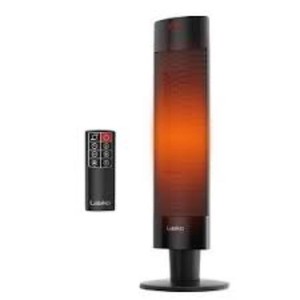 Lasko 1500-Watt Oscillating Ceramic Pedestal Space Heater with Remote Control, Adjustable Thermostat, Child Lock