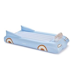 FUNBOY Blue Car 15H Kids Sleepover Twin Air Mattress Bed with Electric Pump