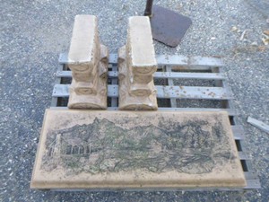 Decorative Concrete Bench